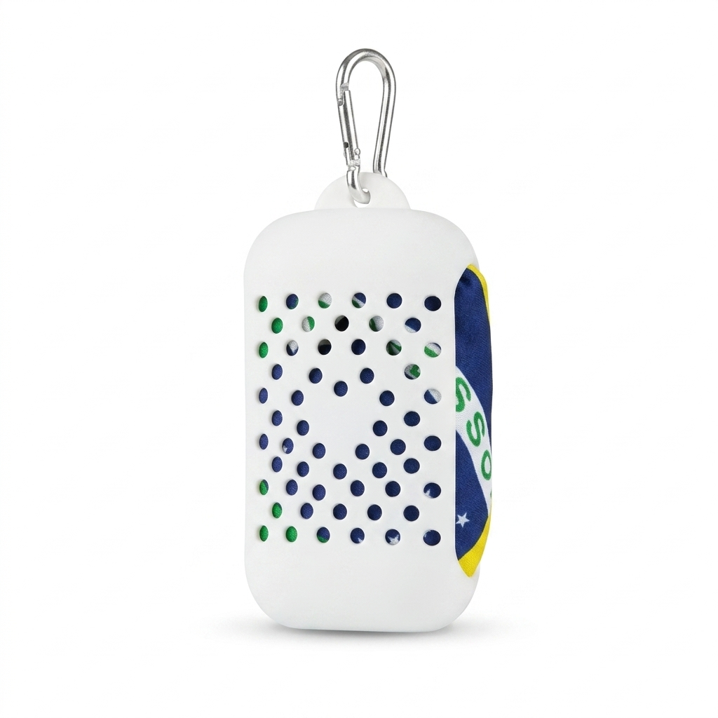 Brazil Fan Bundle – Flag Blanket + Cooling Towel | Limited Edition