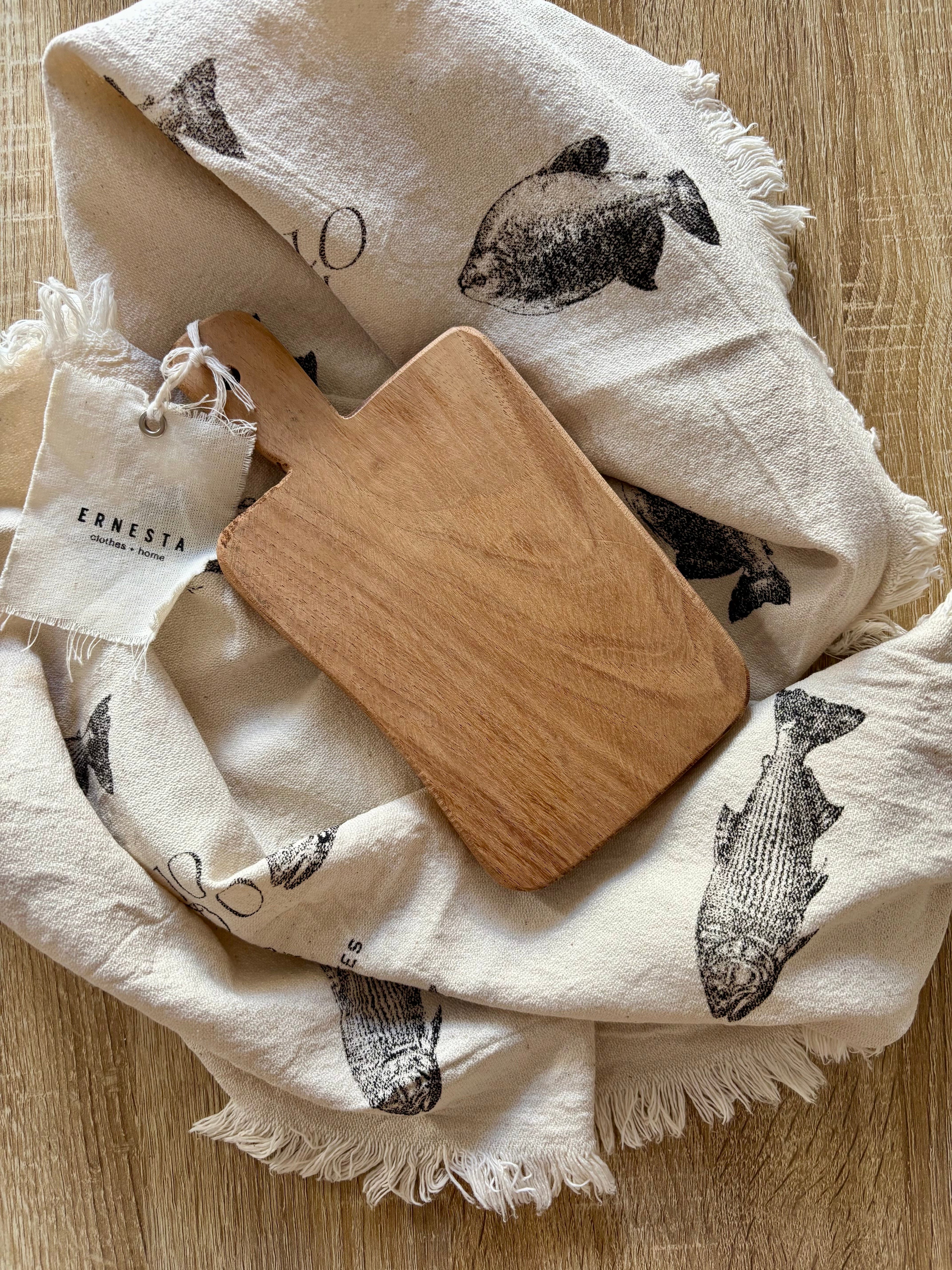Decorative 100% Cotton Kitchen Towels | Native Fish of Corrientes, Argentina
